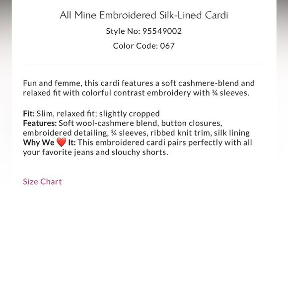 Free People All Mine Silk Lined Embroidered Cardi Pastel Peach Combo NWOT - Picture 5 of 11